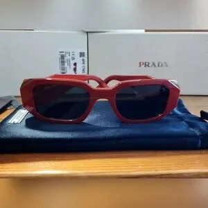 Prada | Accessories | New Auth Prada Pr 7w 12n5s Orangeblack  display picture 1